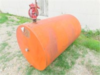 Red Fuel tank, 250 gallon