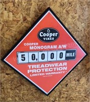 Cooper Tires Framed Advertisement 15”