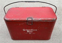 Griesedieck Bros Metal Cooler, Zinc Lined