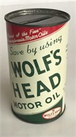 Wolf Head Motor Oil Bank 3.5"