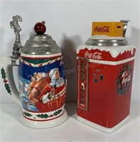 Coca-Cola Christmas Steins - 2