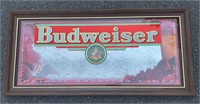 Large Budweiser Mirror 22" X 46"