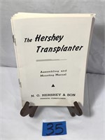 Lot Of Hershey Assembling & Mounting Manual