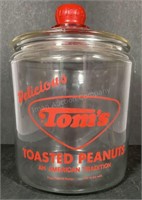 Tom’s Toasted Peanuts Jar 10"