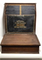 Antique Oak McCaskey Filing System