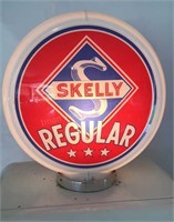 Skelly Regular Gas Pump Globe