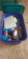 Tote Full Of Yarn