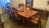 Dining Table & 6 Chair Set