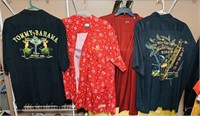 4 Tommy Bahama Shirts, Men’s size Large
