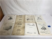 Assorted Fox Catalog & Manuals