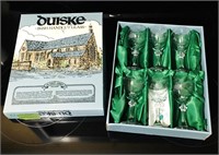 Ouiske Irish handcut glass. 6 total.