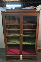 Large Wooden Display/Library Cabinet