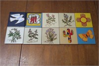 Large Lot of Arius Art Tile Coasters