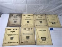 Oliver Parts Books & Setting Up Operating Manuals