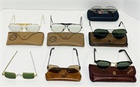 7 Vintage Sunglasses, 1 Eye Glasses, 2 are Rayban