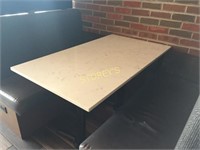 4' x 27" Marble Top Dining Table