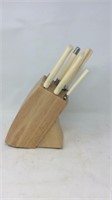 Knife block and knives