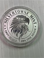 Silvertowne Eagle 1 ounce Silver Round
