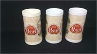 Three Pearl beer mugs