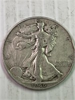 1946 S Walking Liberty Silver Half