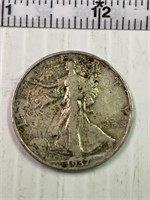 1937 S Walking Silver Half