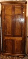 Solid Walnut Corner Cupboard by McSwain's of Mint