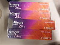 ALLEGRA  LOT OF 4 BOXES