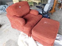 Large Occasional Chair & Ottoman