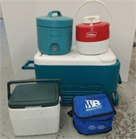 LOT OF COOLERS