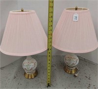 PORCELAIN LAMP SET
