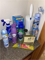 Bathroom cleaning supplies