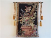 beautiful hanging tapestry w tassles