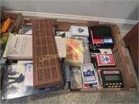 game lot cribbage cards electronic poker misc