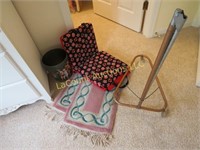 folding clothing rack 2 rugs dice seat cushion