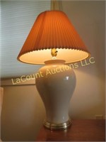 pair large lamps bases 12" w at widest
