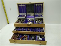 jewelry box of assorted jewelry