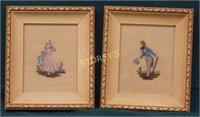 Set of 2 Needle Point Pictures
