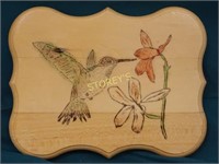 Humming Bird Custom Wood Wall carving