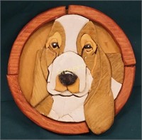 Dog Custom Wood Wall carving