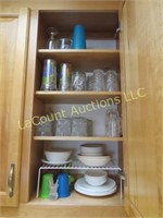 dishes glasses insulated glasses metal rack