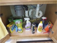 all cleaning supplies under sink
