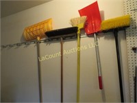 shovels brooms good used condition