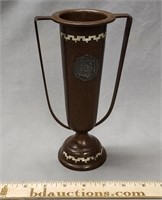 Heintz Sterling Over Bronze 1923 Tennis Trophy