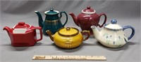 5 Vintage Kitchenware Tea Pots