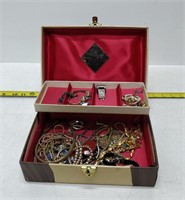 jewelry box of assorted jewelry