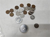 assorted coins