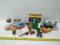 lot of vintage kids toys - barbies, figurines,