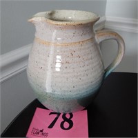 PITCHER  BY OWL CREEK POTTERY 8 IN