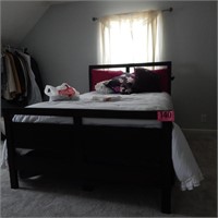 FULL SIZE HEADBOARD, FOOTBOARD AND RAILS-DOES NOT