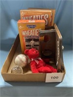 (3) Boxes of Wheaties w/Babe Ruth, Wooden
